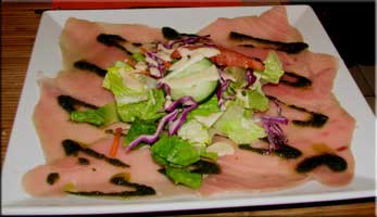 tuna carpaccio