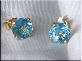 topaz earrings from DK Gems