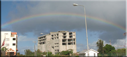 Rainbow in Cupecoy