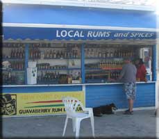 Bernie at the Local Spices and Rum shop