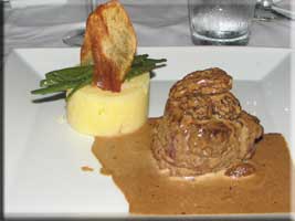 Filet Mignon in Morel Sauce