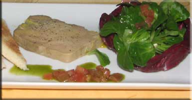 Foie gras terrine