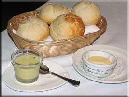 Bread, AOC butter, and amuse bouche