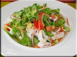 Squid salad