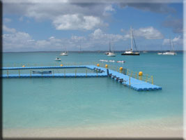 Swimming pool at Grand Case