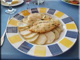 Snapper with potatoes