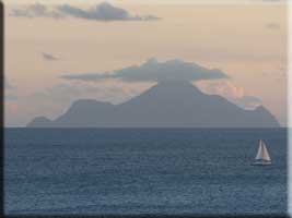 Saba at sunset