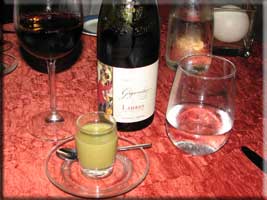 Fennel soup and Gigondas