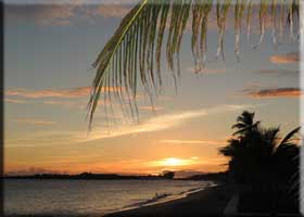 Sunset on Simpson Bay